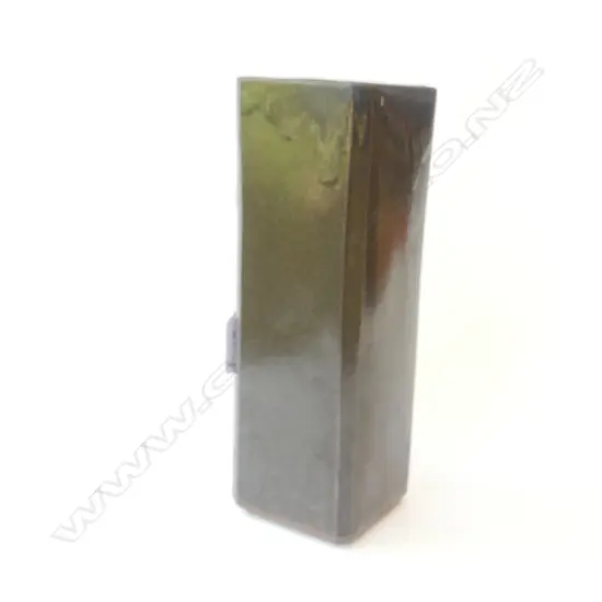 BRUCE MARTIN EARLY SQUARE SECTION VASE...