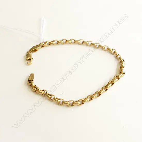 9CT GOLD CHAIN BRACELET 4.17gm