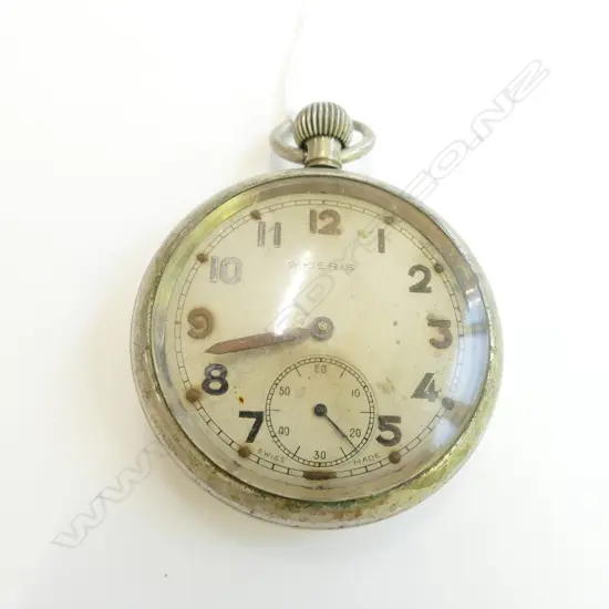 MOERIS MILITARY MARKED POCKET WATCH A.F