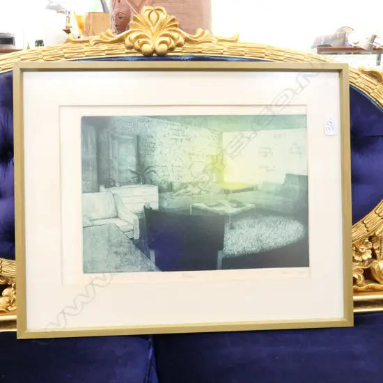 JOAN TAYLOR ETCHING 3/25  'PEACE' c.1977