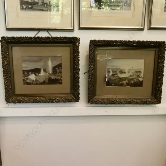 2 FRAMED PHOTOS OF ROTORUA