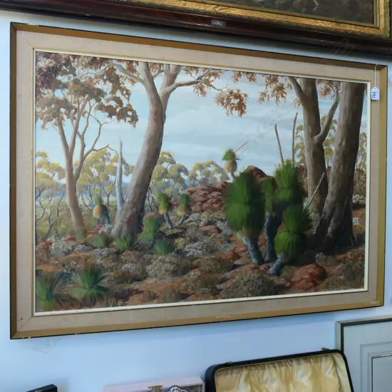 R. TAYLOR OIL ON CANVAS, 'SOUTH AFRICAN LANDSCAPE"