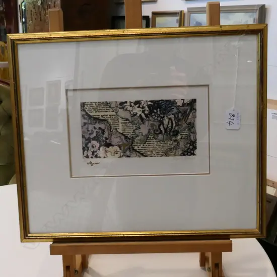 MUKA PRINT, "MEMO' 17/136 (NZ PUZZLE), 95 x 190mm