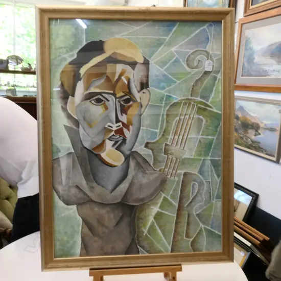 Andre PANKHURST, OIL PORTRAIT ON BOARD,  780 X 565mm