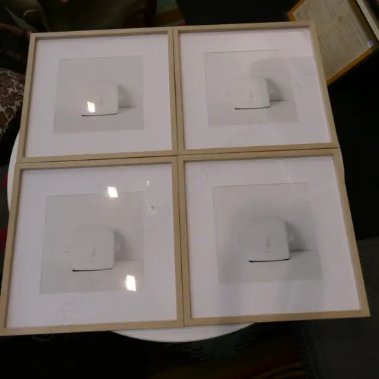 4 MATCHING PRINTS 500MM SQ