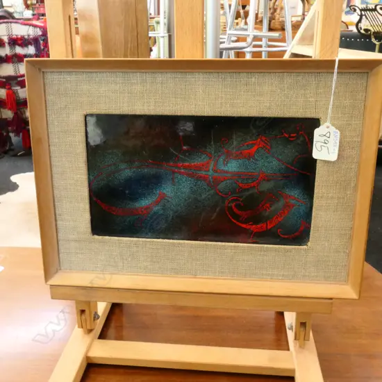 CERA WARE ENAMEL PLAQUE CAVE ART THEO SCHOON ?