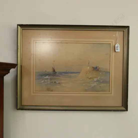 GUSTAV DE BREANSKI W/C EUROPEAN COASTAL  220x 330mm