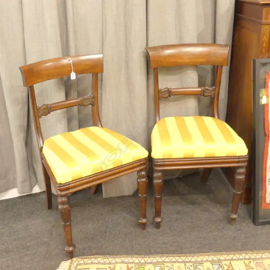 PR OF REGENCY SIDE CHAIRS