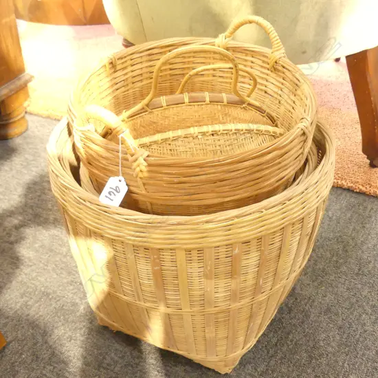 COLLECTION OF BASKETS