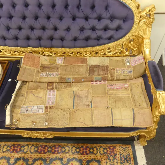 VINTAGE INDIAN WALL HANGING 1450MM W 1050MM H