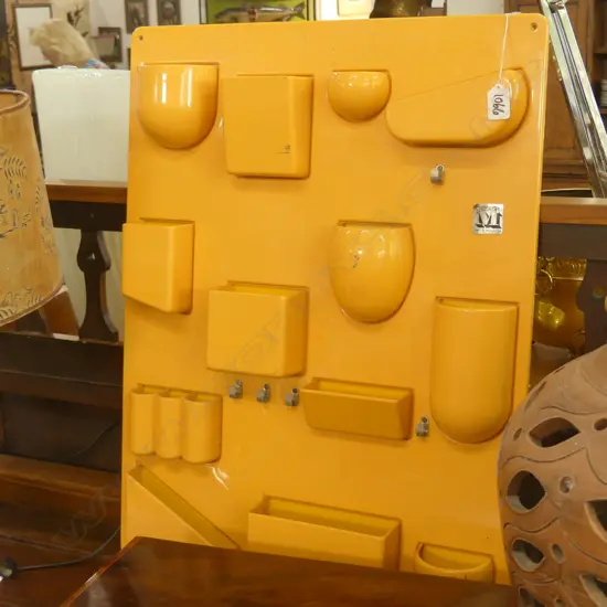 INGO MAURER RETRO DESIGNER WALL ORGANISER 680 X 520MM