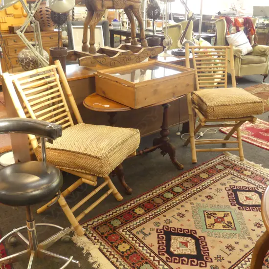 PR BAMBOO FOLDING  CHAIRS