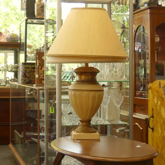 PR OF URN SHAPED SIDE LAMPS H.860mm