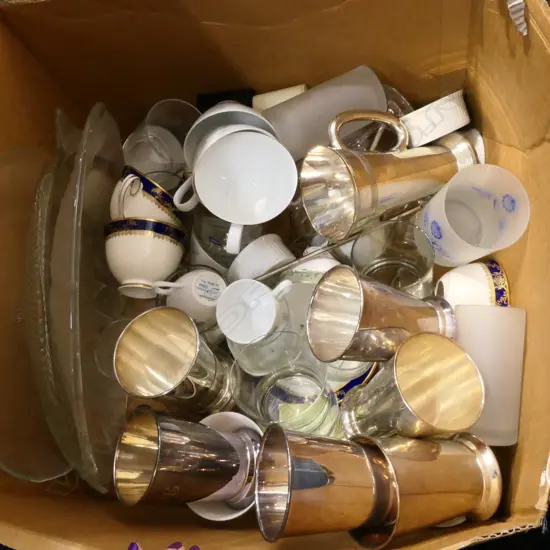 LOT ASST GLASSWARE /DOULTON/EP WARE ETC