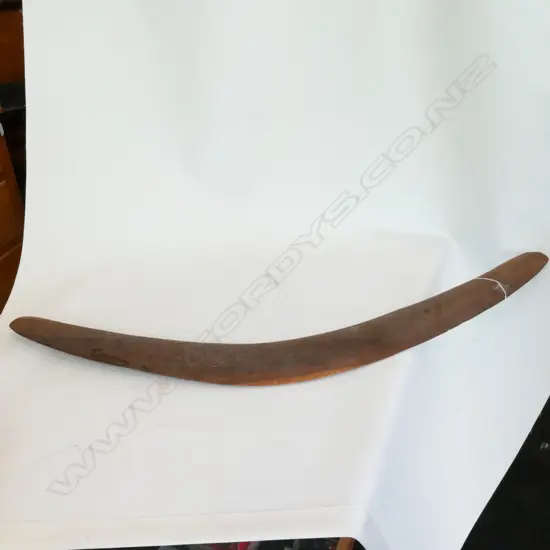 An extra large wide aboriginal boomerang