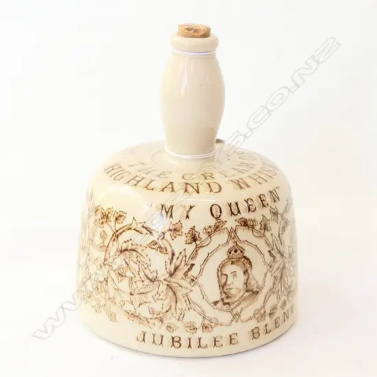 HIGHLAND WHISKY 'MY QUEEN' BLEND STONEWARE JUG