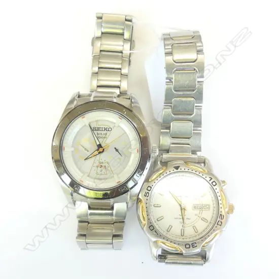 2 SEIKO GENTS WRISTWATCHES ....