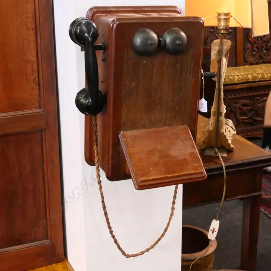 ERICSSON ANTIQUE WALL TELEPHONE 
