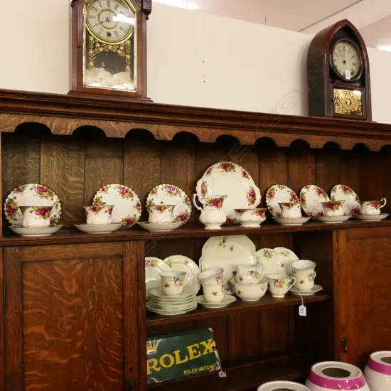 21 PCE ROYAL ALBERT OLD COUNTRY ROSES TEA SET