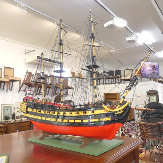 SHIP MODEL; HMS BERWICK