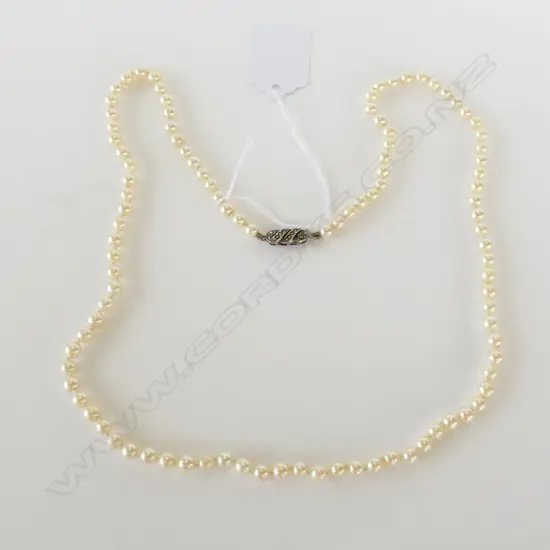 CULTURED PEARL NECKLACE (RETAIL REPLACEMENT $1995)