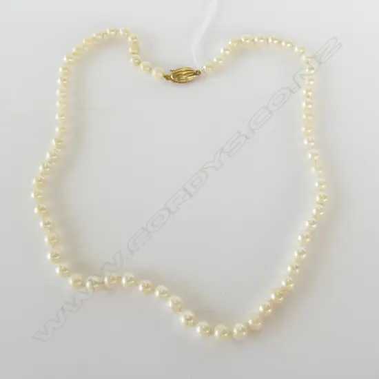 CULTURED PEARL NECKLACE (RETAIL REPLACEMENT $1195)