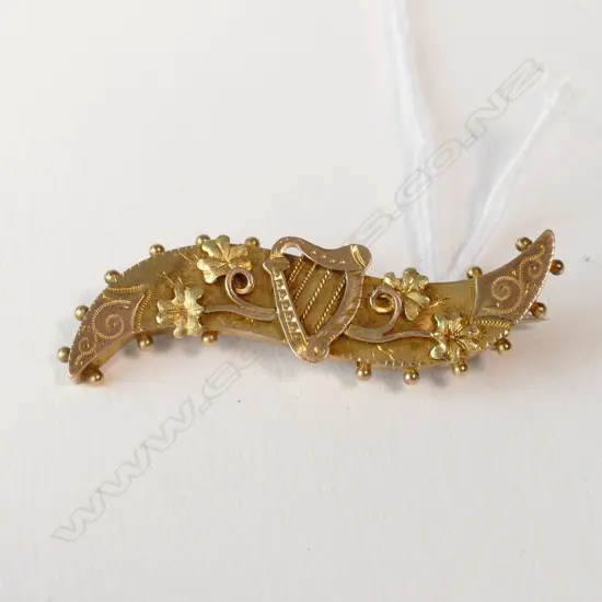 EDWARDIAN 9CT GOLD BROOCH