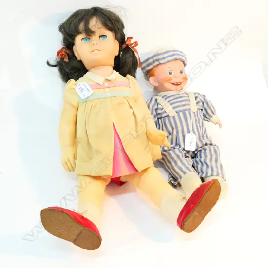 A PLASTICMATTEL CHATTY CATHY DOLLC 1960 A/F + COMPOSITE DOLL H 480 MM