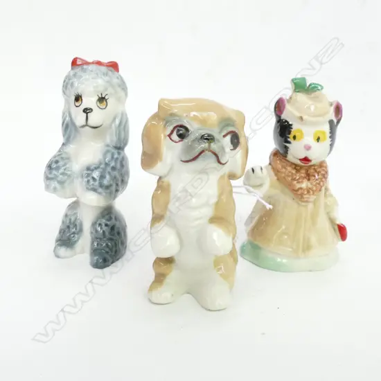 3 WADE TV PETS MISS FLUFFY CAT + 2