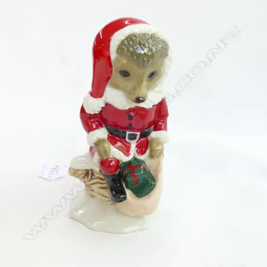 WADE "SANTA HEDGEHOG, THE FOREST DEEP SERIES", H.125MM,BOXED
