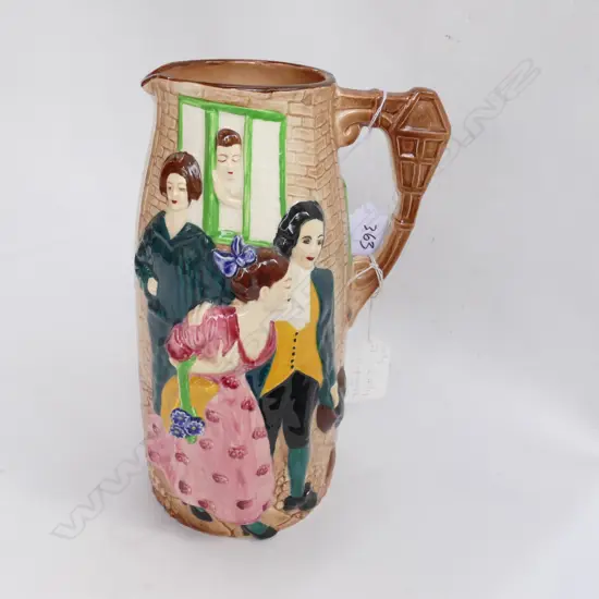 BURLEIGH WARE JUG "SALLY IN OUR ALLEY", H. 225MM