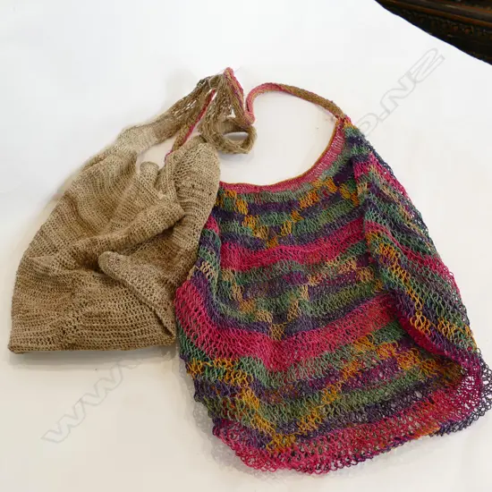 2 PNG BILUM STRING BAGS 1 COLOURED 1 PLAIN +....
