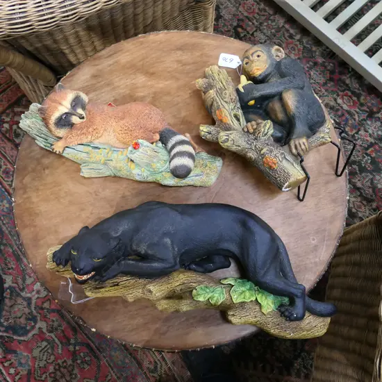 BOSSONS MONKEY,PANTHER,+RACCON