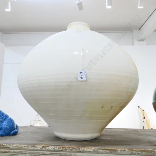 LARGE GREG BARRON + JIN LING COLLAB. FLOOR POT