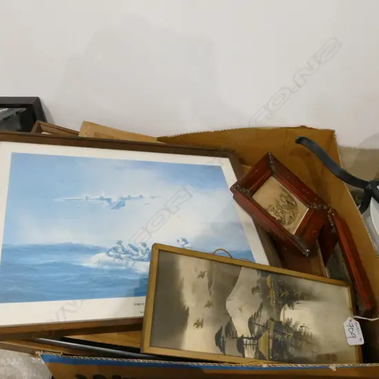 LOT ASST FRAMED ARTWORKS