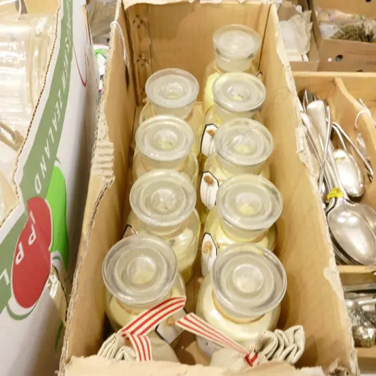 BOX OF SCENTED CANDLES