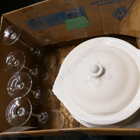 WINE GLASSES/VILLEROY & BOCH CHINA