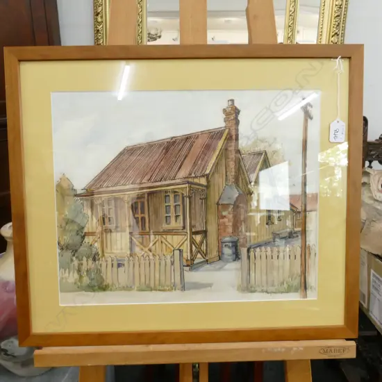 PEGGY SPICER, AUCKLAND COTTAGE, W/COLOUR, 560 X 480mm