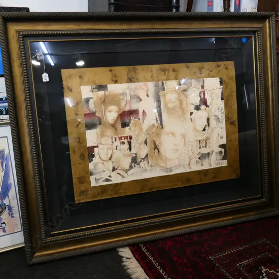 CSABA MARKUS MIXED MEDIA LA ZANDARNIA 1070 X 1320 MM