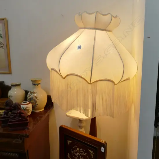 STANDARD LAMP WITH TURKISH STYLE SHADE 1.8M H