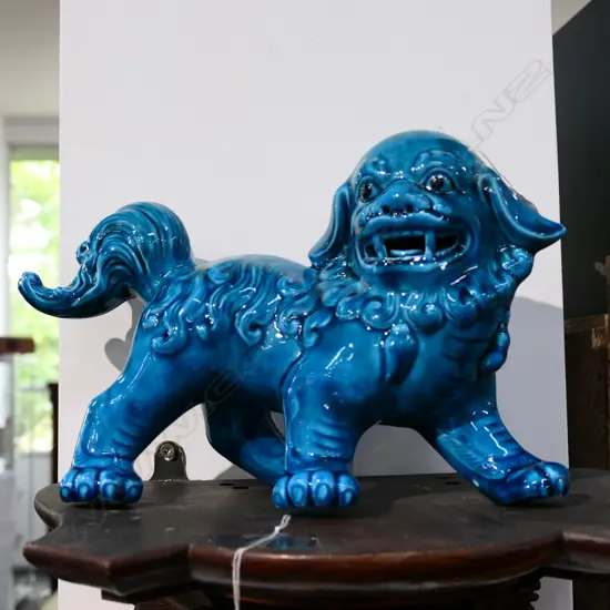 20TH CHINESE BLUE FOO DOG 