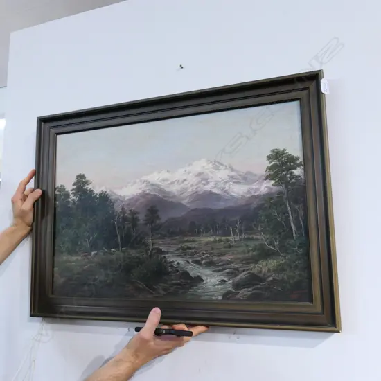 William George Baker(1864-1929) 'Inland Kaikoura Mts.'