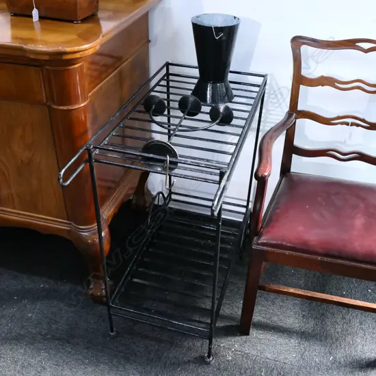 IRON CHAIR / TROLLEY / CANDELABRA