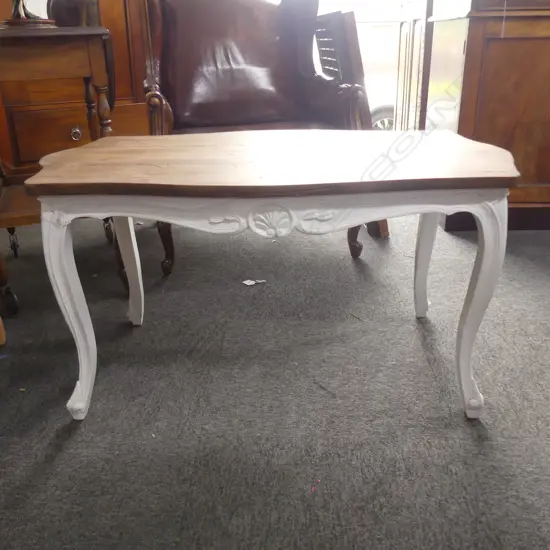 FRENCH STYLE COFFEE TABLE 960MM L 585MM W