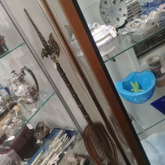 REPRODUCTION GILT TOP HALBERD 