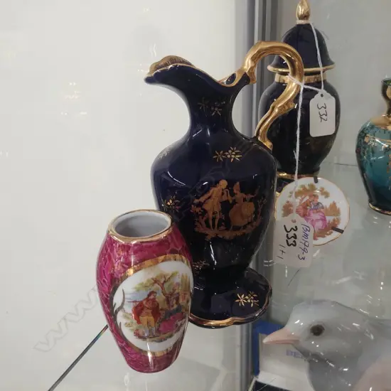 LIMOGES SML VASE & JUG