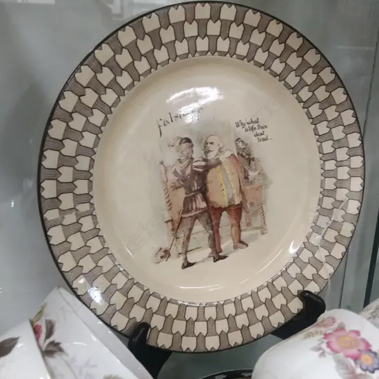 R.D. FALSTAFF & PRINCE HENRY  260MM PLATE