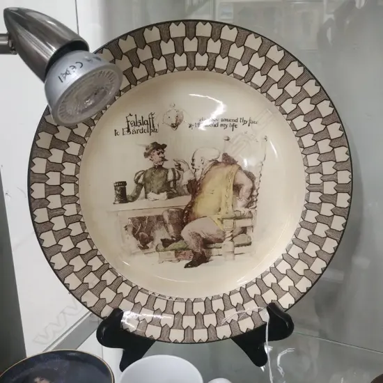 R.D. FALSTAFF & BARDOLPH  260MM PLATE