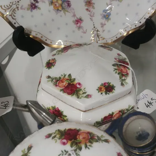 R.A OCR-LIDDED TRINKET BOX 6 SIDED 100MM