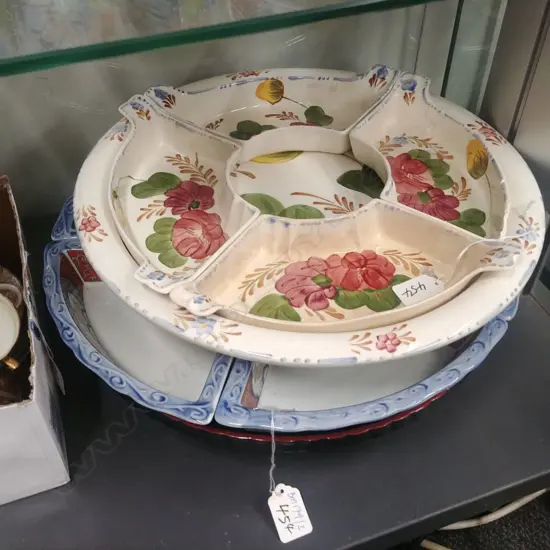 IMARI PATTERN & BELLE FIORE HORSD'V & LAZY SUSAN